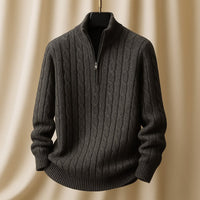 Cody - Classic Cable Half-Zip Sweater