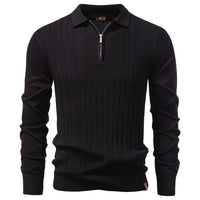 Colby - Timeless Half-Zip Knit Sweater