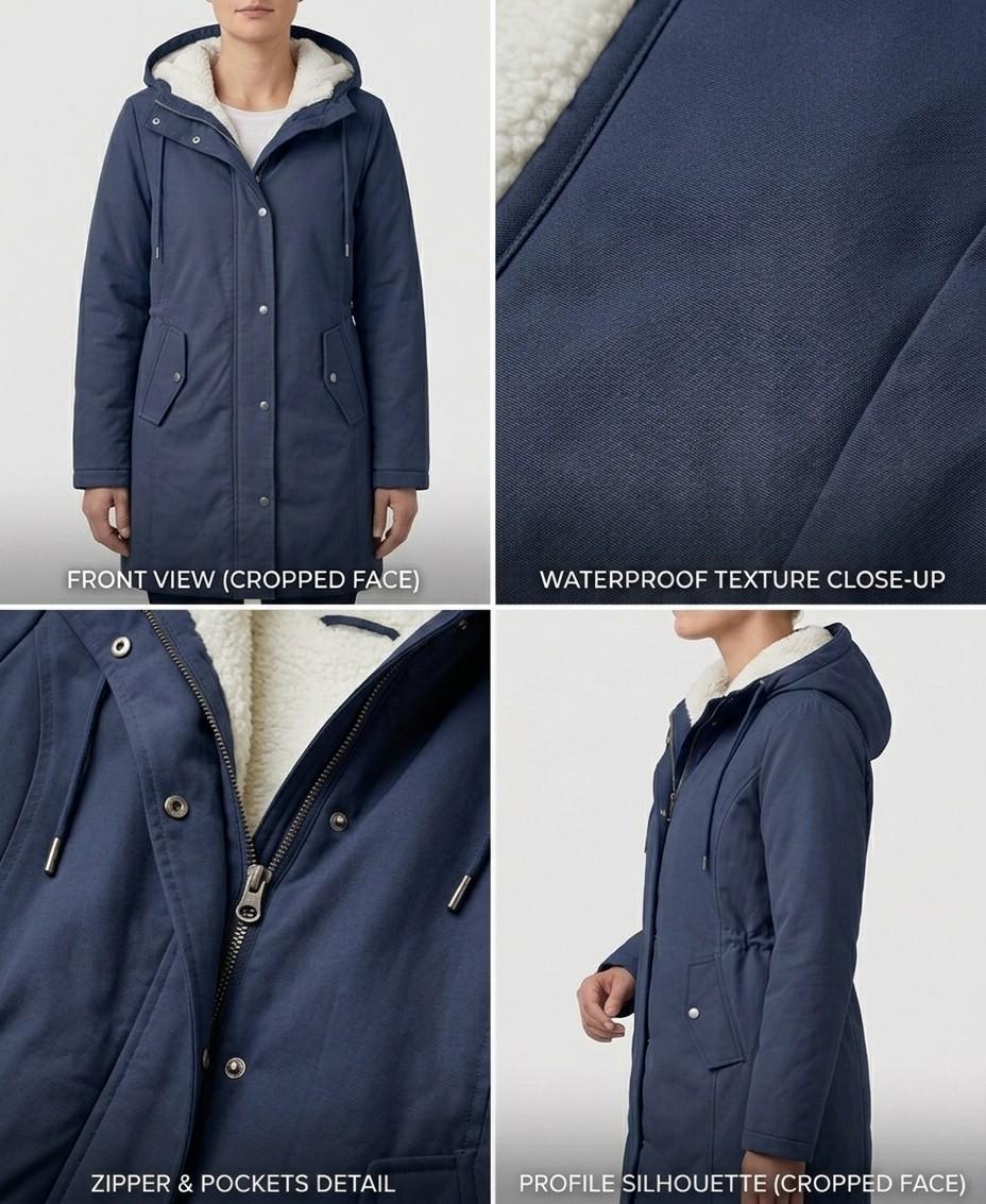 Olivia™ | Cozy Hooded Weatherproof Coat