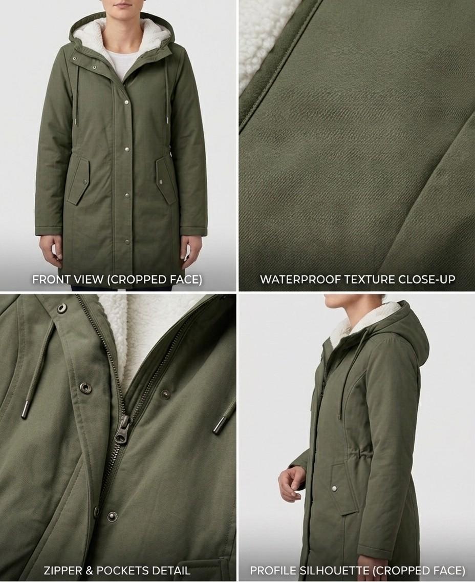 Olivia™ | Cozy Hooded Weatherproof Coat