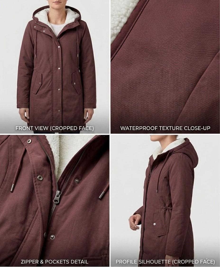 Olivia™ | Cozy Hooded Weatherproof Coat